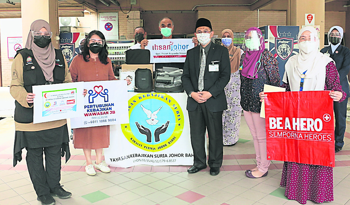 4 NGOs Donated 3 Respirators To Johor Bahru General Hospital Children's Ward
