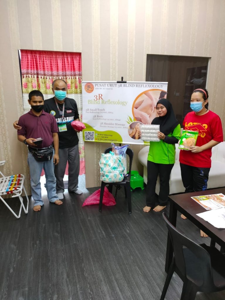 Follow-up on 3R Blind Reflexology in Kulai!