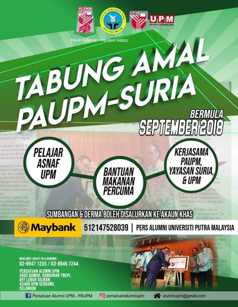 Tabung Amal PAUPM-SURIA leaflet 2018 Sept