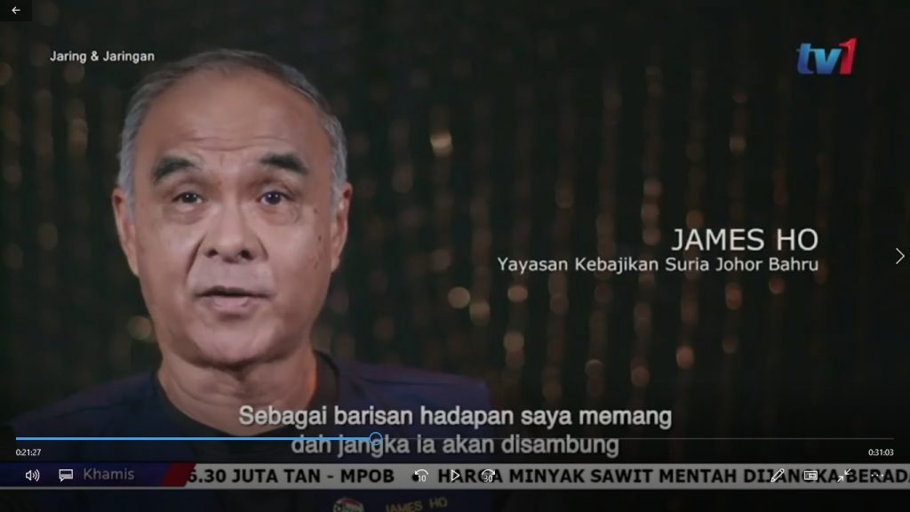 james ho ysjb jaring jaringan rtm 2023