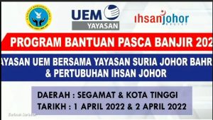 program bantuan pasca banjir 2022 YSJB April